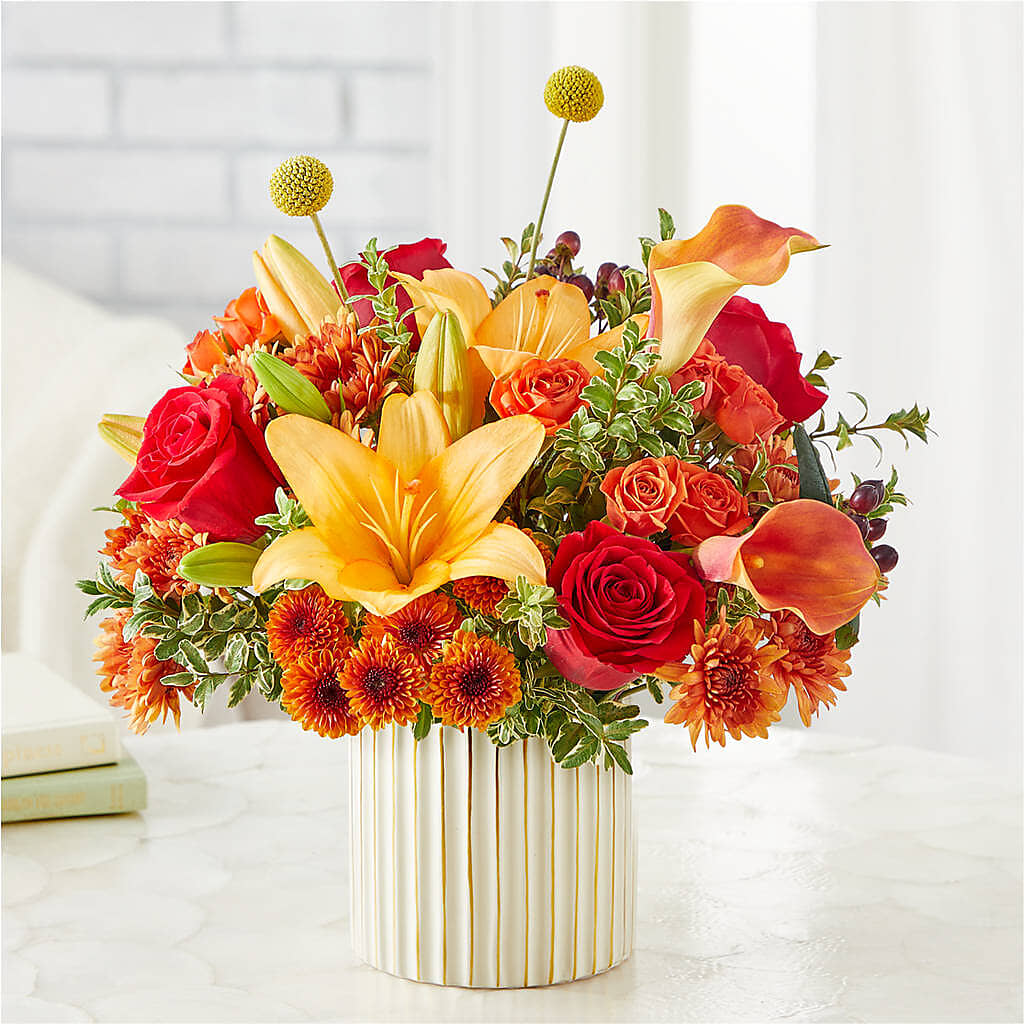 Scarlet Skies Bouquet – KEITH'S FLOWER SHOP, Mount Gilead OH