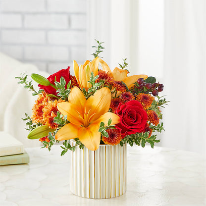 Scarlet Skies Bouquet – KEITH'S FLOWER SHOP, Mount Gilead OH