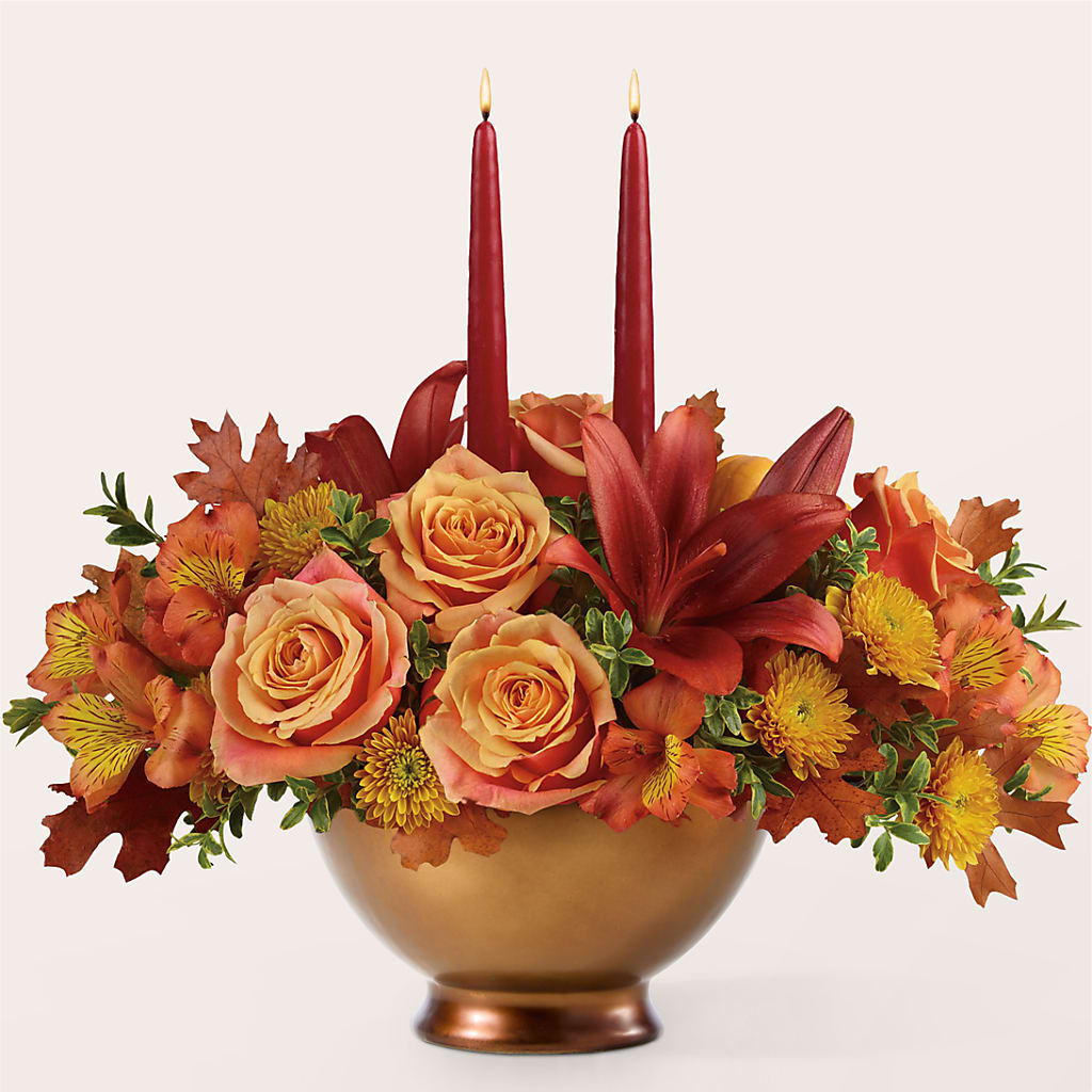 Harvest Table Centerpiece – KEITH'S FLOWER SHOP, Mount Gilead OH