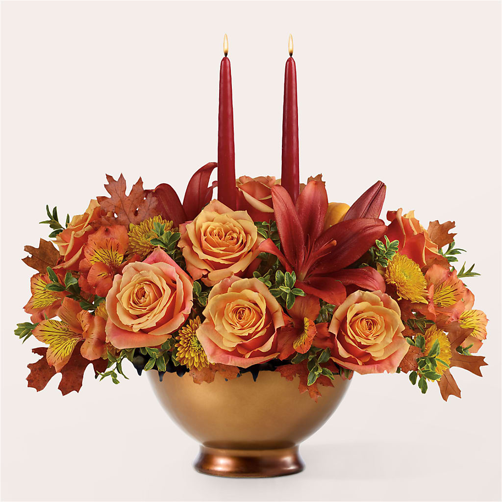 Harvest Table Centerpiece – KEITH'S FLOWER SHOP, Mount Gilead OH