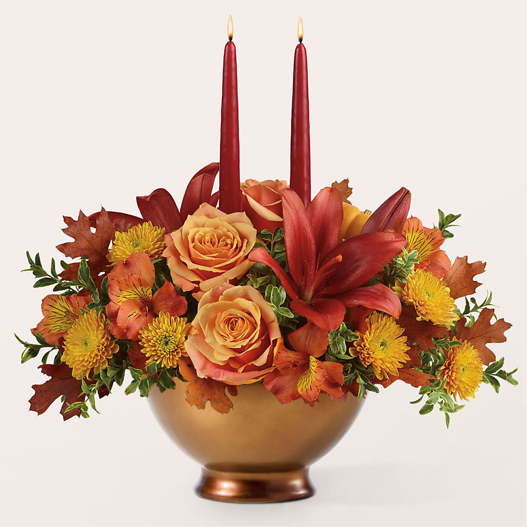 Harvest Table Centerpiece – KEITH'S FLOWER SHOP, Mount Gilead OH