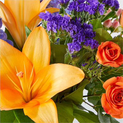 Radiant Citrus Bouquet – KEITH'S FLOWER SHOP, Mount Gilead OH