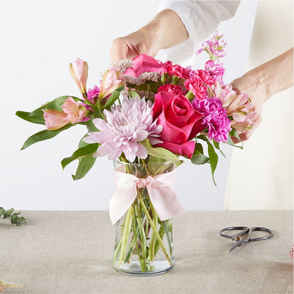 Pink Ribbon - A Florist Original – KEITH'S FLOWER SHOP, Mount Gilead OH