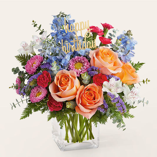 Birthday Bash Bouquet – KEITH'S FLOWER SHOP, Mount Gilead OH