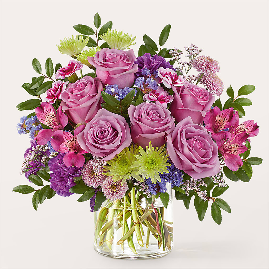 Glass Half Full Bouquet – KEITH'S FLOWER SHOP, Mount Gilead OH