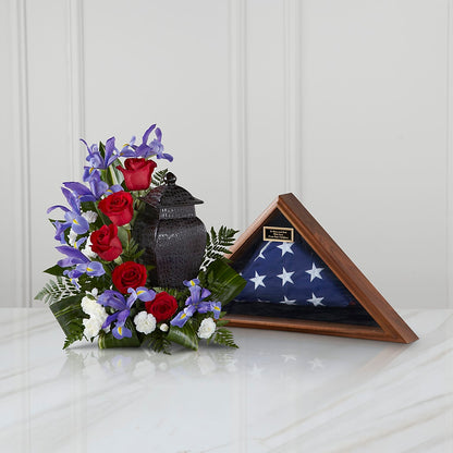 Patriotic Tribute Arrangement – KEITH'S FLOWER SHOP, Mount Gilead OH