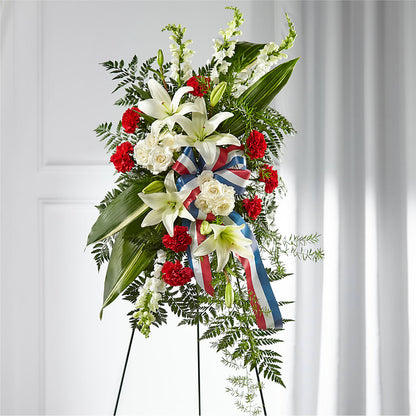 Stars of Life Standing Spray – KEITH'S FLOWER SHOP, Mount Gilead OH