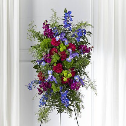 Heavenly Skies Standing Spray – KEITH'S FLOWER SHOP, Mount Gilead OH