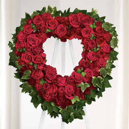 Wholehearted Standing Spray – KEITH'S FLOWER SHOP, Mount Gilead OH
