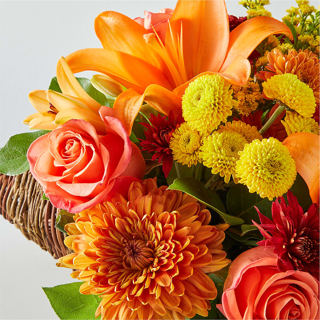Bouquet of Blessings Cornucopia – KEITH'S FLOWER SHOP, Mount Gilead OH