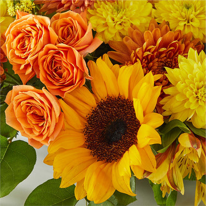 Autumn Harmony Centerpiece – KEITH'S FLOWER SHOP, Mount Gilead OH
