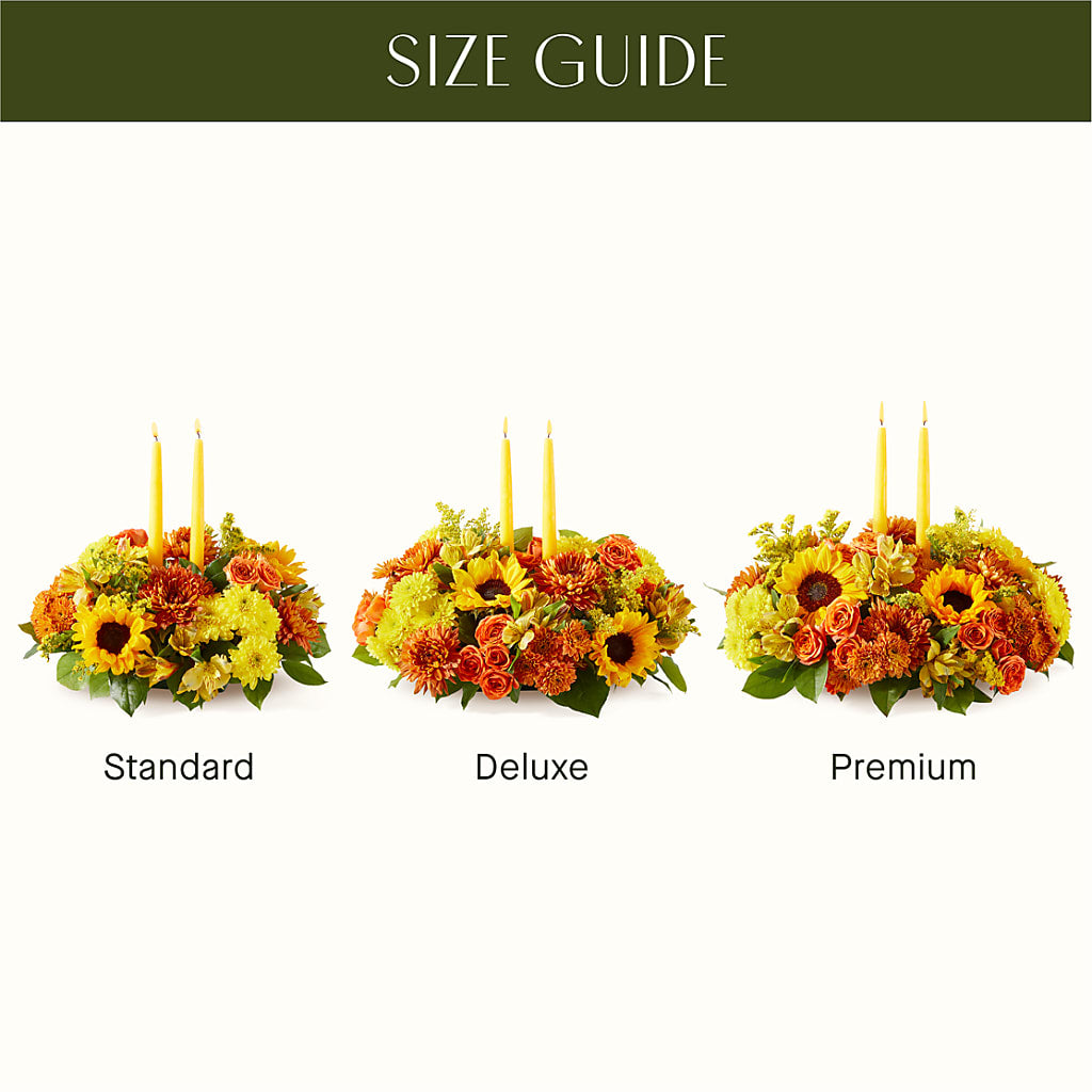 Autumn Harmony Centerpiece – KEITH'S FLOWER SHOP, Mount Gilead OH