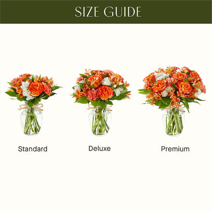Apricot Glow Bouquet – KEITH'S FLOWER SHOP, Mount Gilead OH