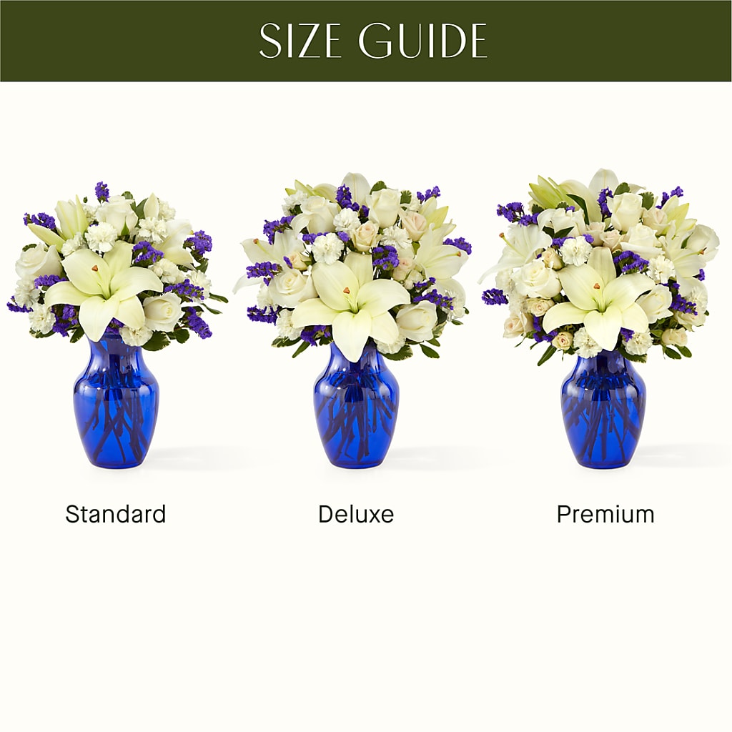 Sapphire Rush Bouquet – KEITH'S FLOWER SHOP, Mount Gilead OH