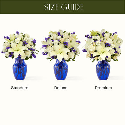 Sapphire Rush Bouquet – KEITH'S FLOWER SHOP, Mount Gilead OH