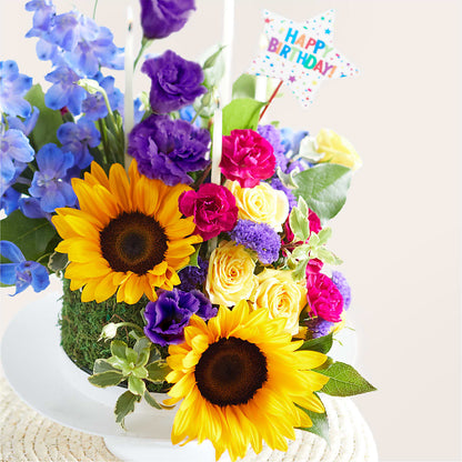 Star of the Day Floral Cake – KEITH'S FLOWER SHOP, Mount Gilead OH
