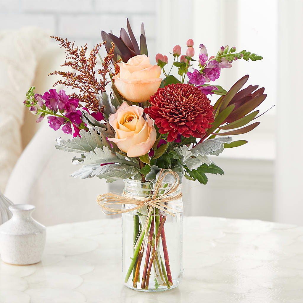 Moody Hues Bouquet – KEITH'S FLOWER SHOP, Mount Gilead OH