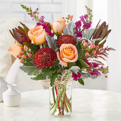 Moody Hues Bouquet – KEITH'S FLOWER SHOP, Mount Gilead OH
