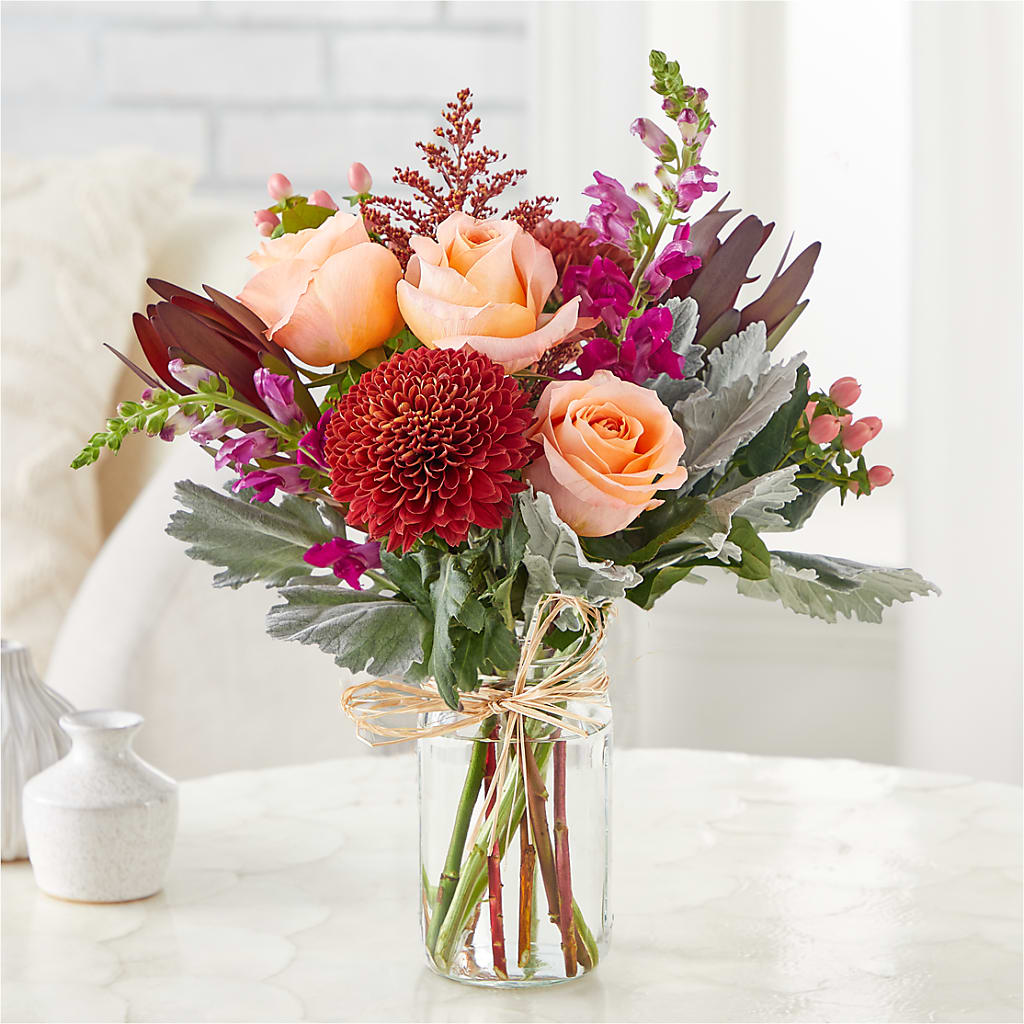 Moody Hues Bouquet – KEITH'S FLOWER SHOP, Mount Gilead OH