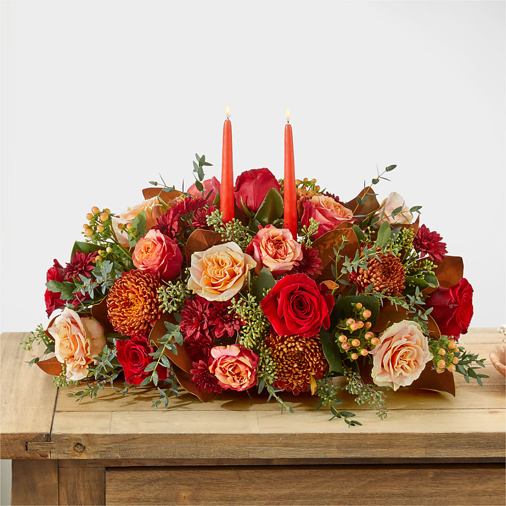 Gather Near Centerpiece – KEITH'S FLOWER SHOP, Mount Gilead OH