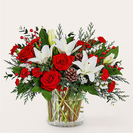 Best in Snow Bouquet – KEITH'S FLOWER SHOP, Mount Gilead OH