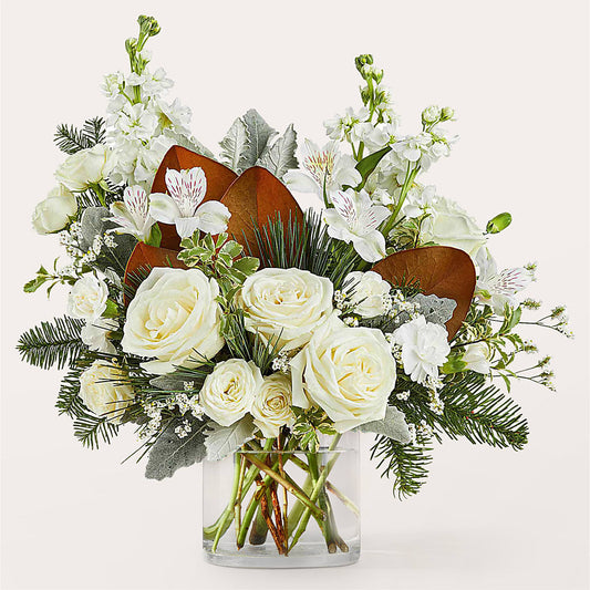 Fresh Snowfall Bouquet – KEITH'S FLOWER SHOP, Mount Gilead OH