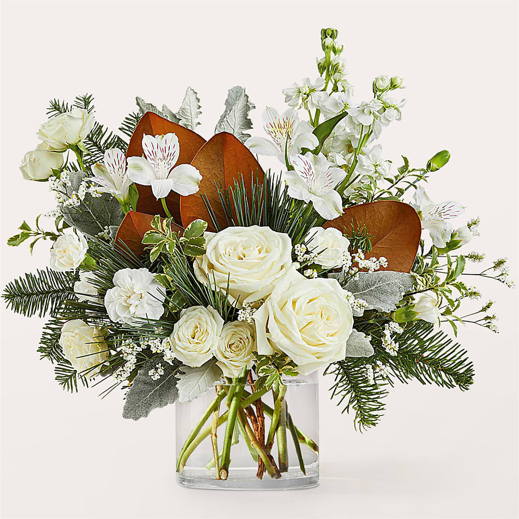 Fresh Snowfall Bouquet – KEITH'S FLOWER SHOP, Mount Gilead OH