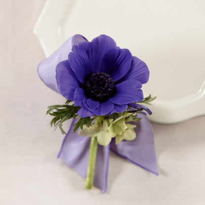 Purple Passion Boutonniere – KEITH'S FLOWER SHOP, Mount Gilead OH