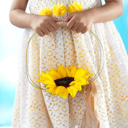 Sweet Sunshine Flower Girl Bouquet – KEITH'S FLOWER SHOP, Mount Gilead OH