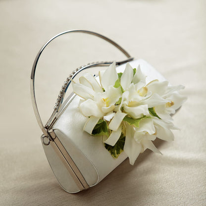 White Purse Decor – KEITH'S FLOWER SHOP, Mount Gilead OH