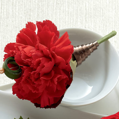 Red Carnation Boutonniere – KEITH'S FLOWER SHOP, Mount Gilead OH
