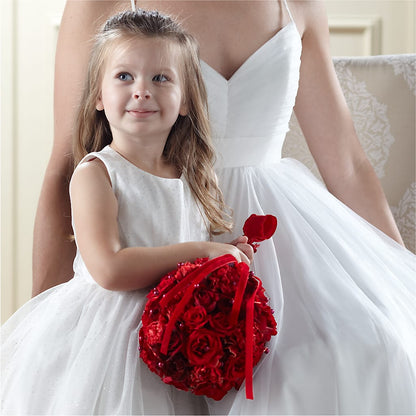 Pure at Heart Flower Girl Arrangement – KEITH'S FLOWER SHOP, Mount Gilead OH